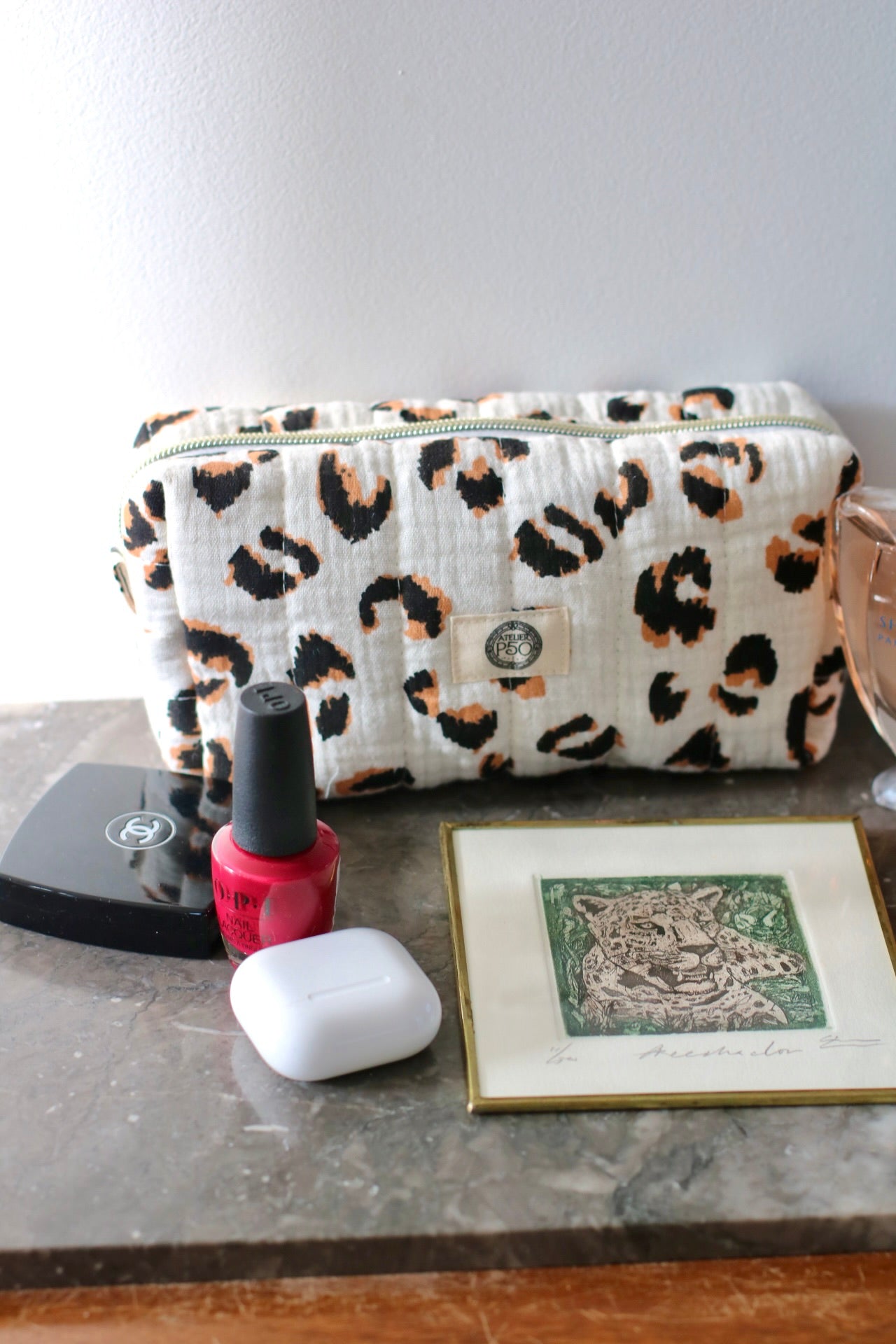 Trousse Maquillage Matelassée - Leo