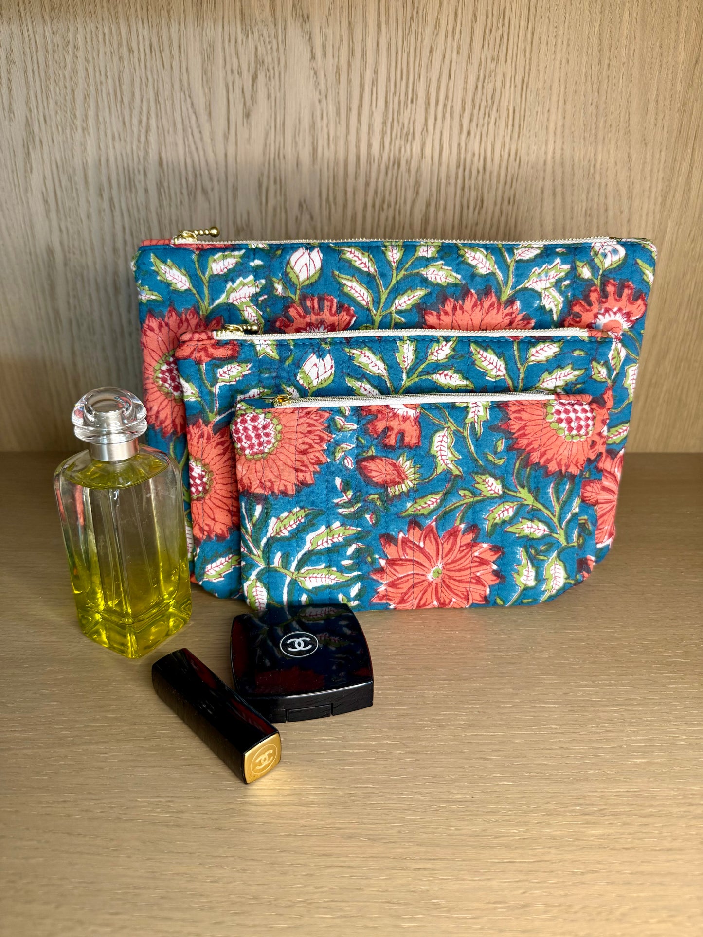 Pochette Plate - Dahlia Rouge