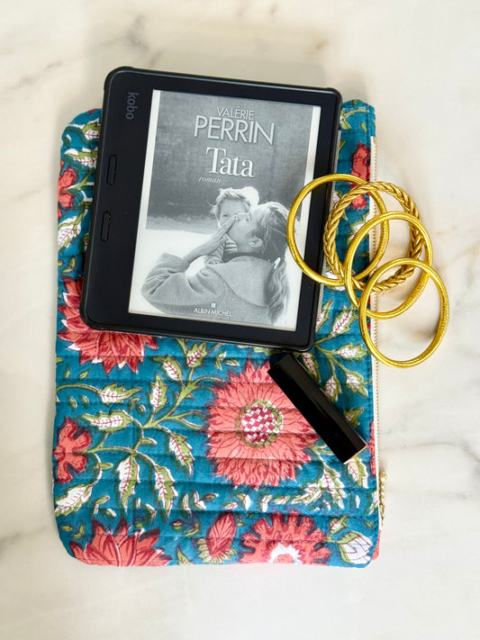 Pochette Plate Maxi - Dahlia Rouge