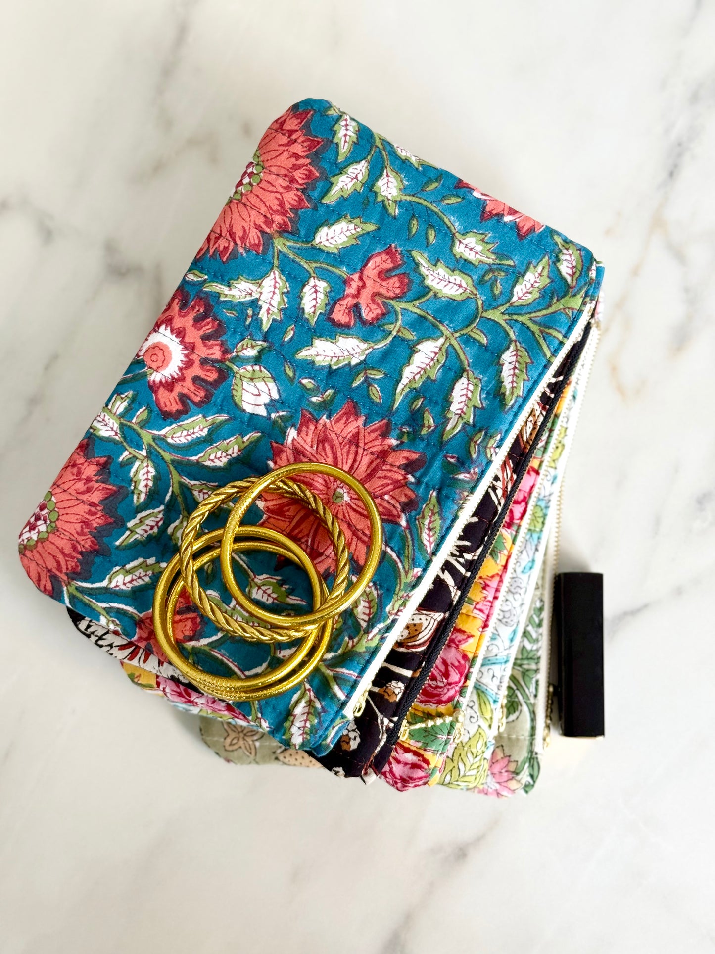 Pochette Plate - Dahlia Rouge