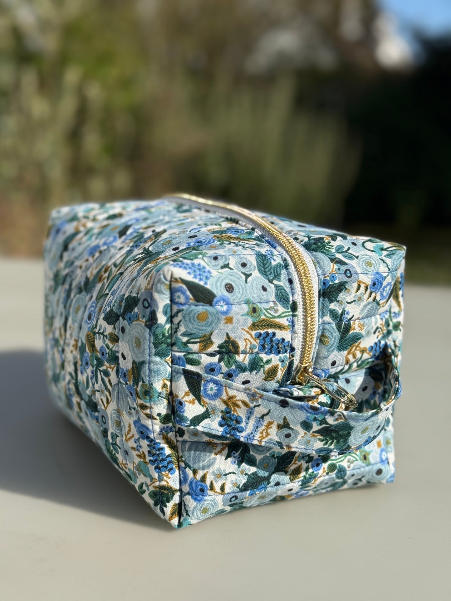 Trousse de Toilette - Fleur Bleue