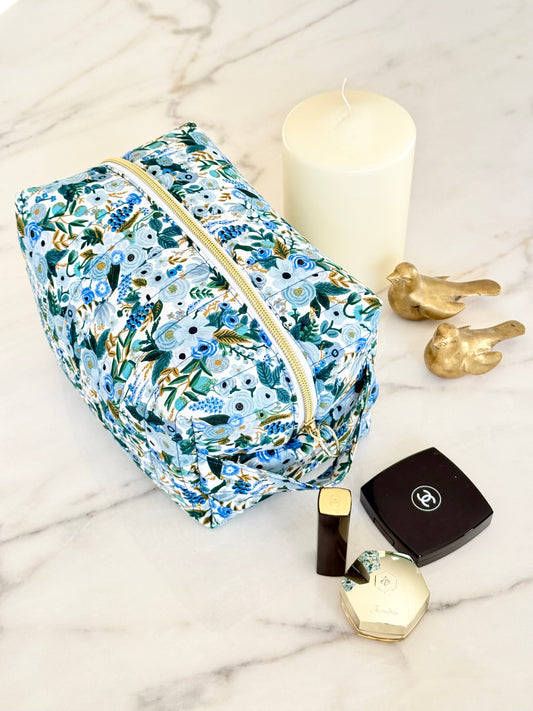 Trousse de Toilette - Fleur Bleue