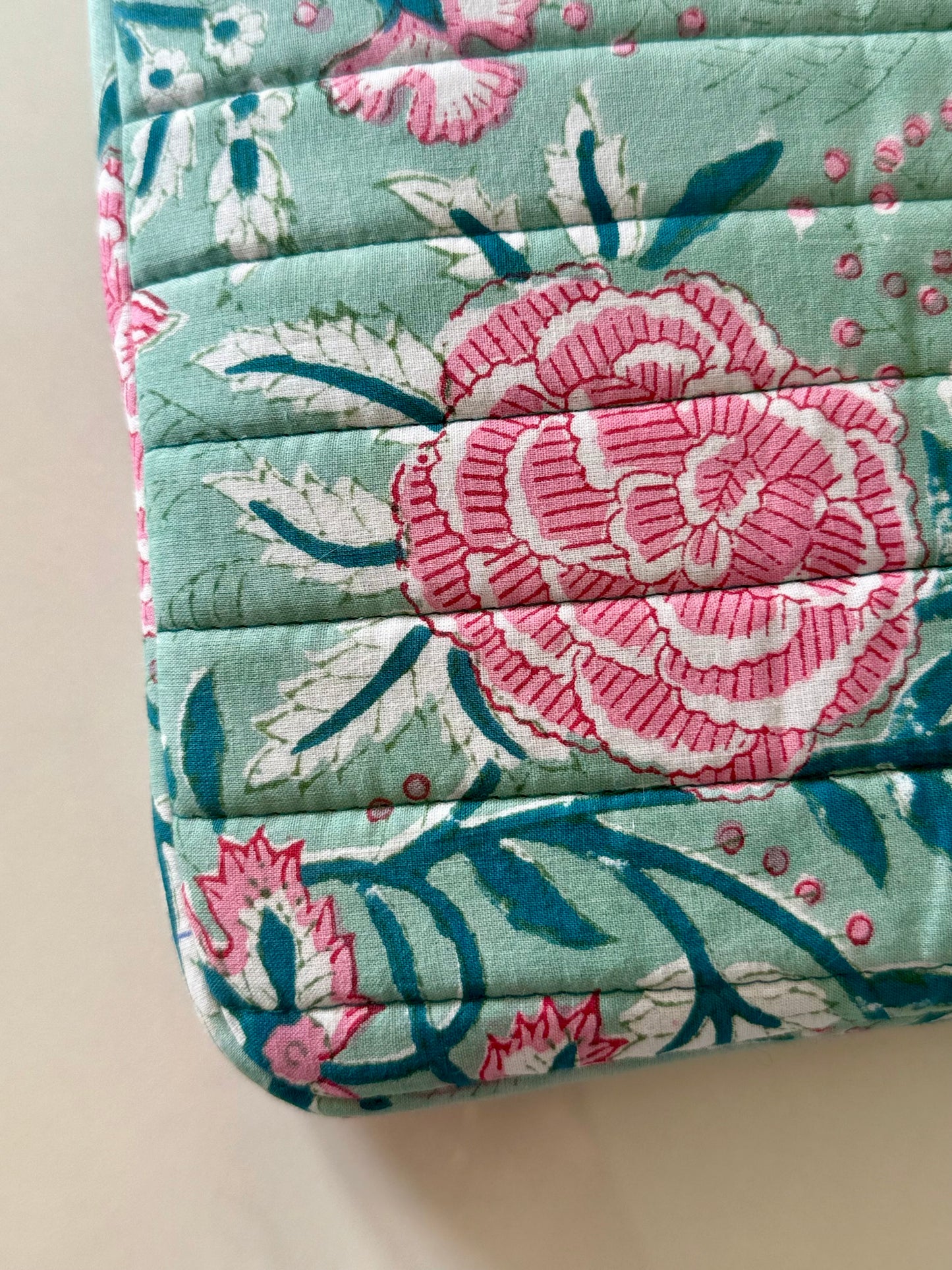 Housse ordinateur  - Collection Roses d'Avril