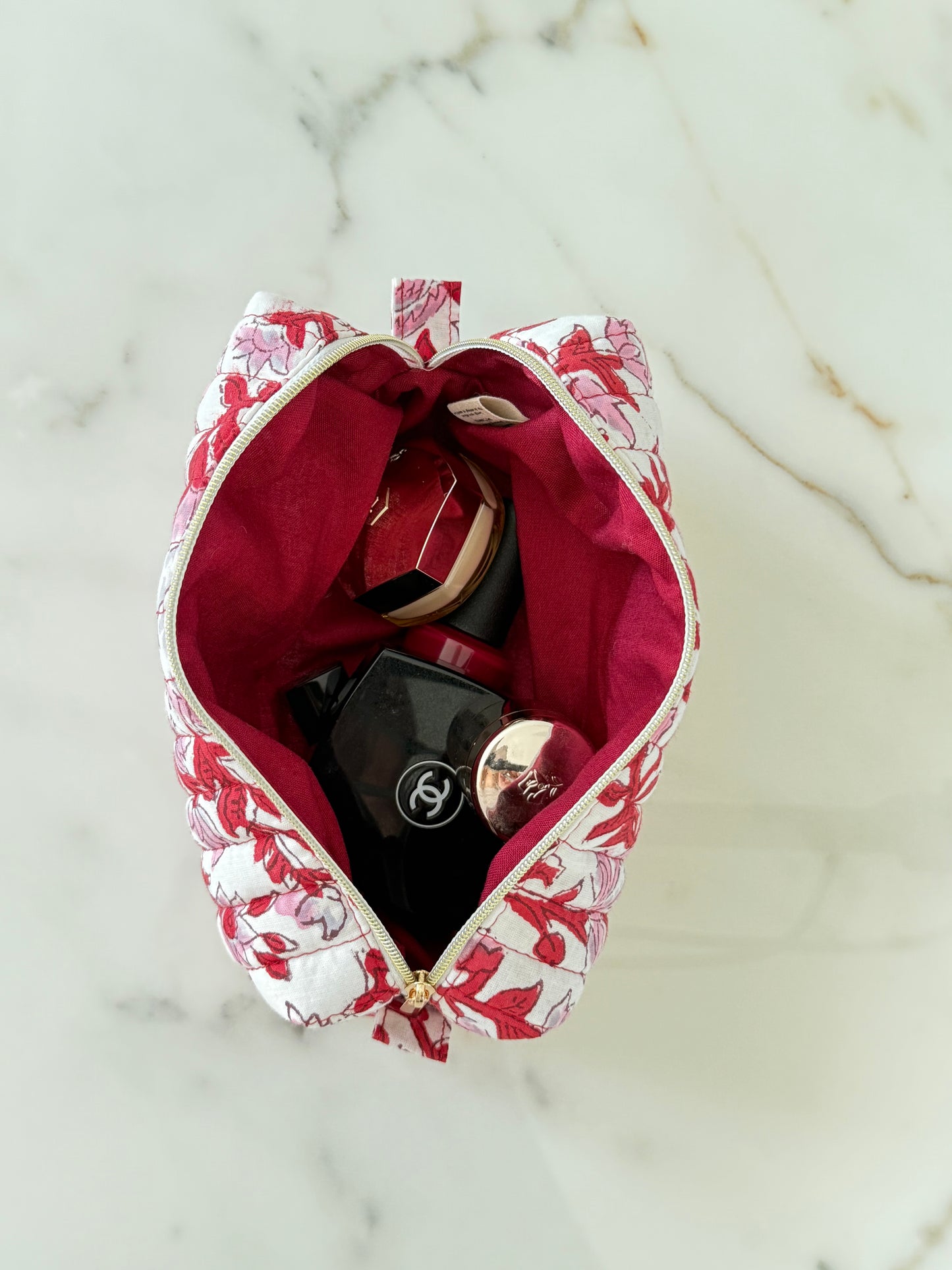 Trousse Maquillage Matelassée - Garance