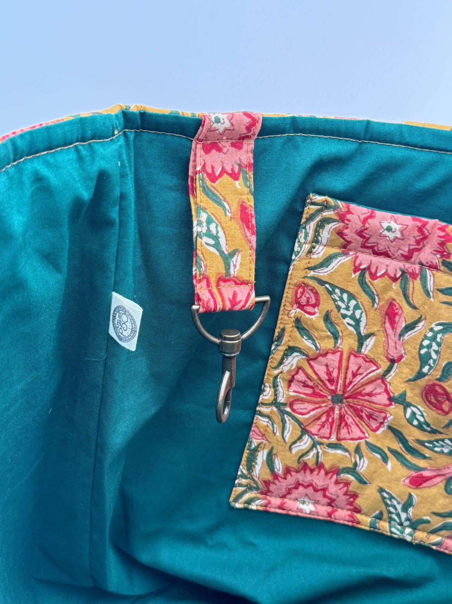 Grand sac cabas matelassé – Sunset