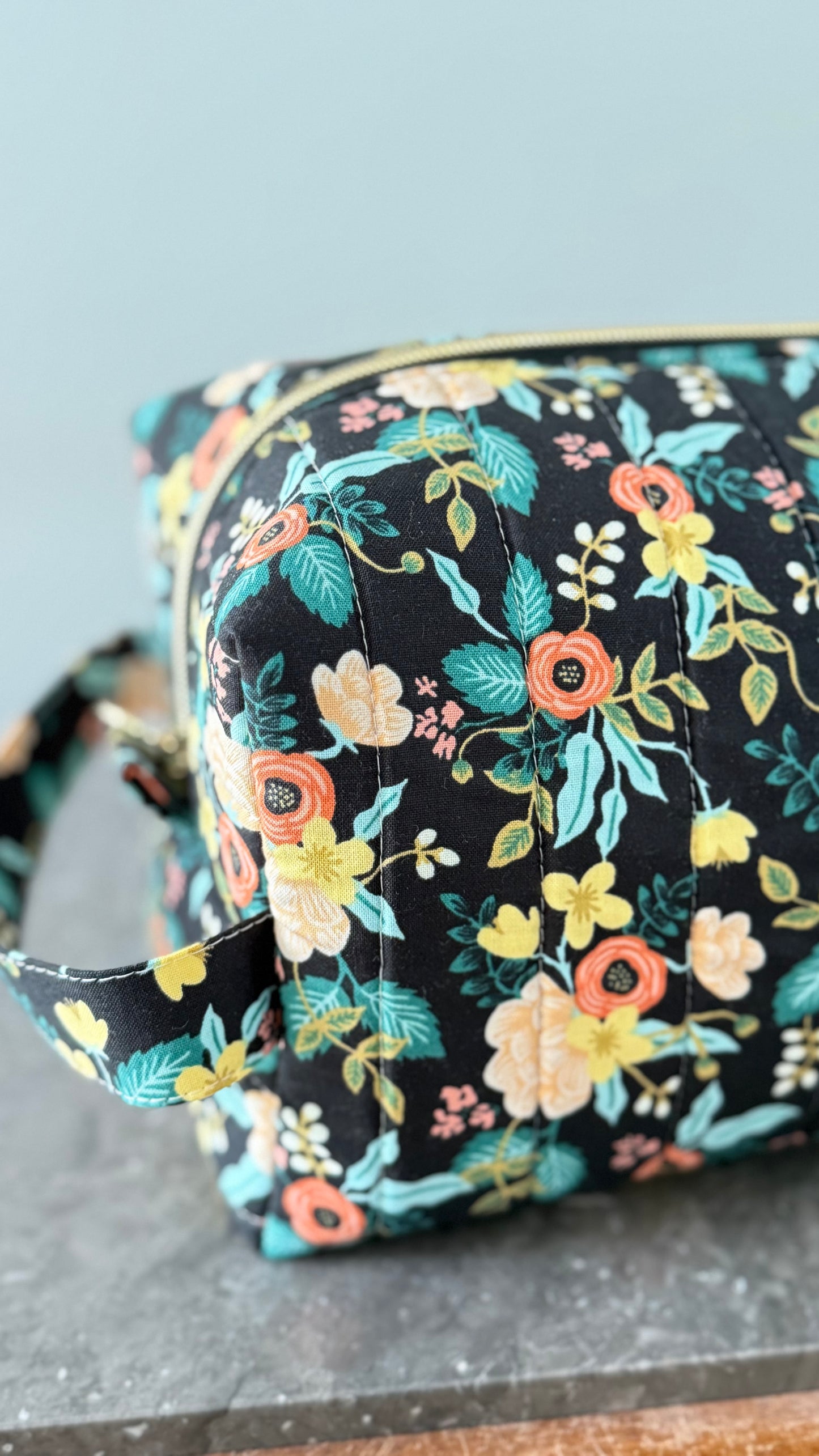 Trousse de Toilette - Roses noires