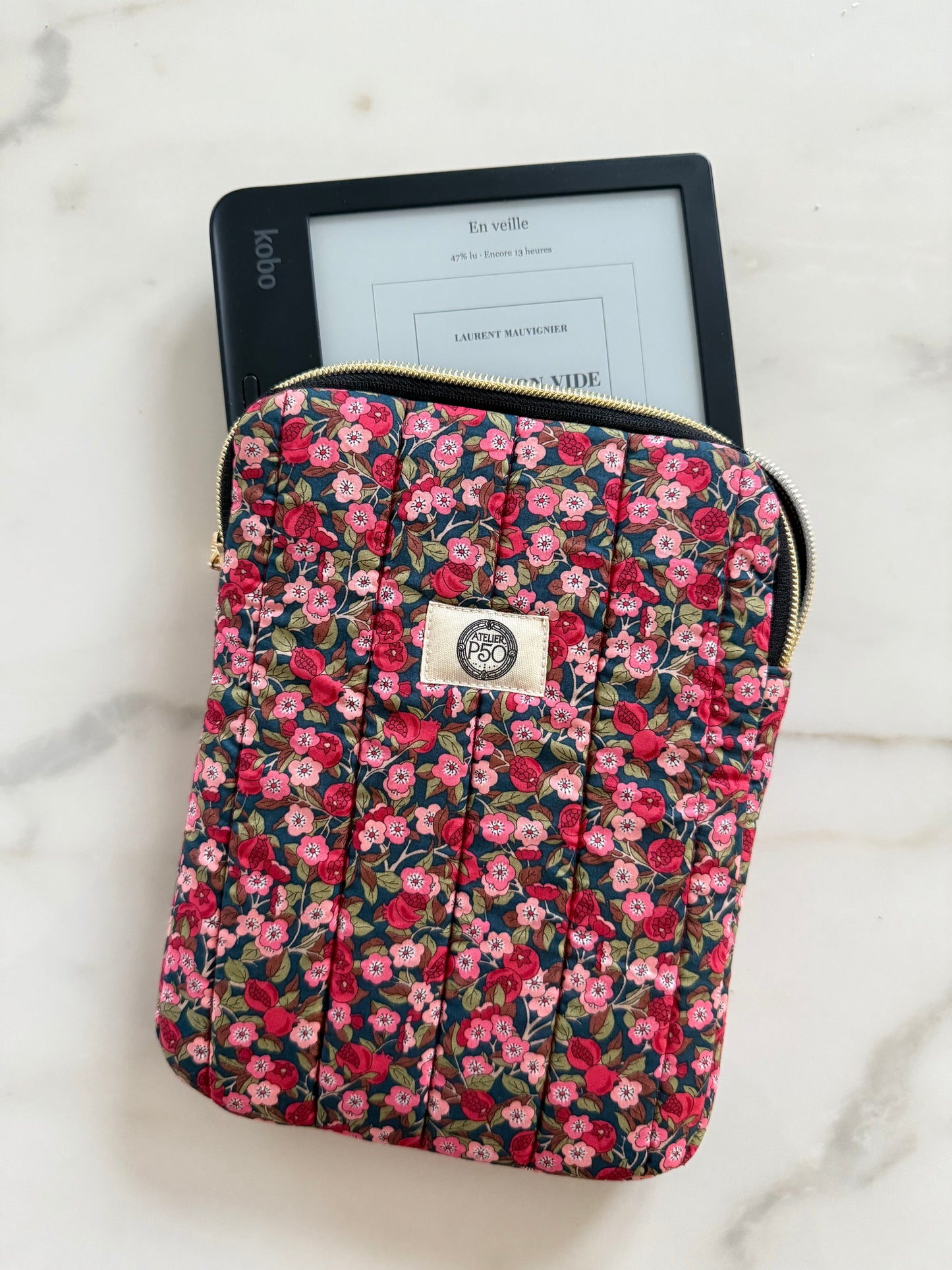 Housse pour liseuse – Maud compatible Kindle, Kobo et autres modèles