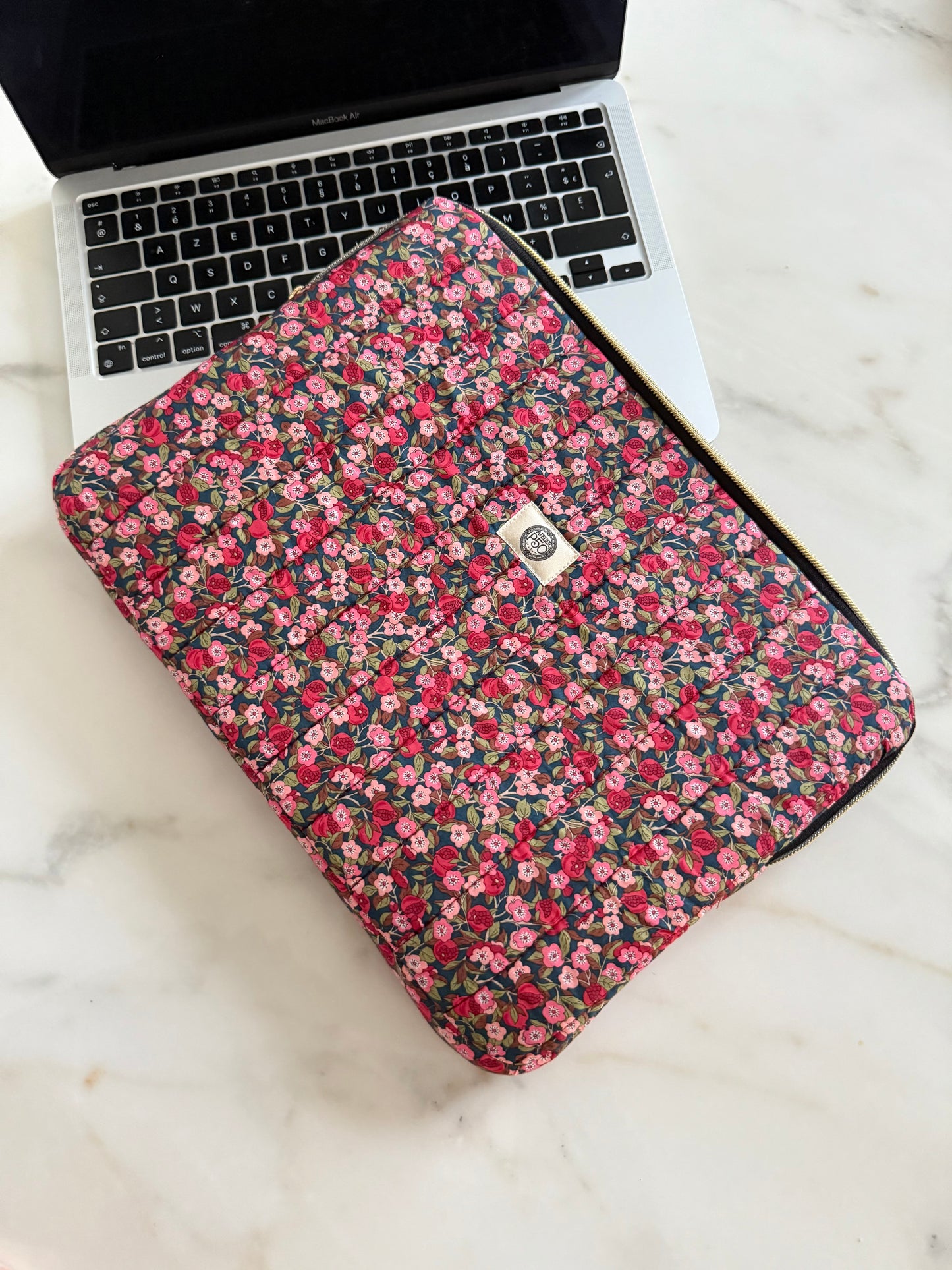 protection ordinateur portable tissu