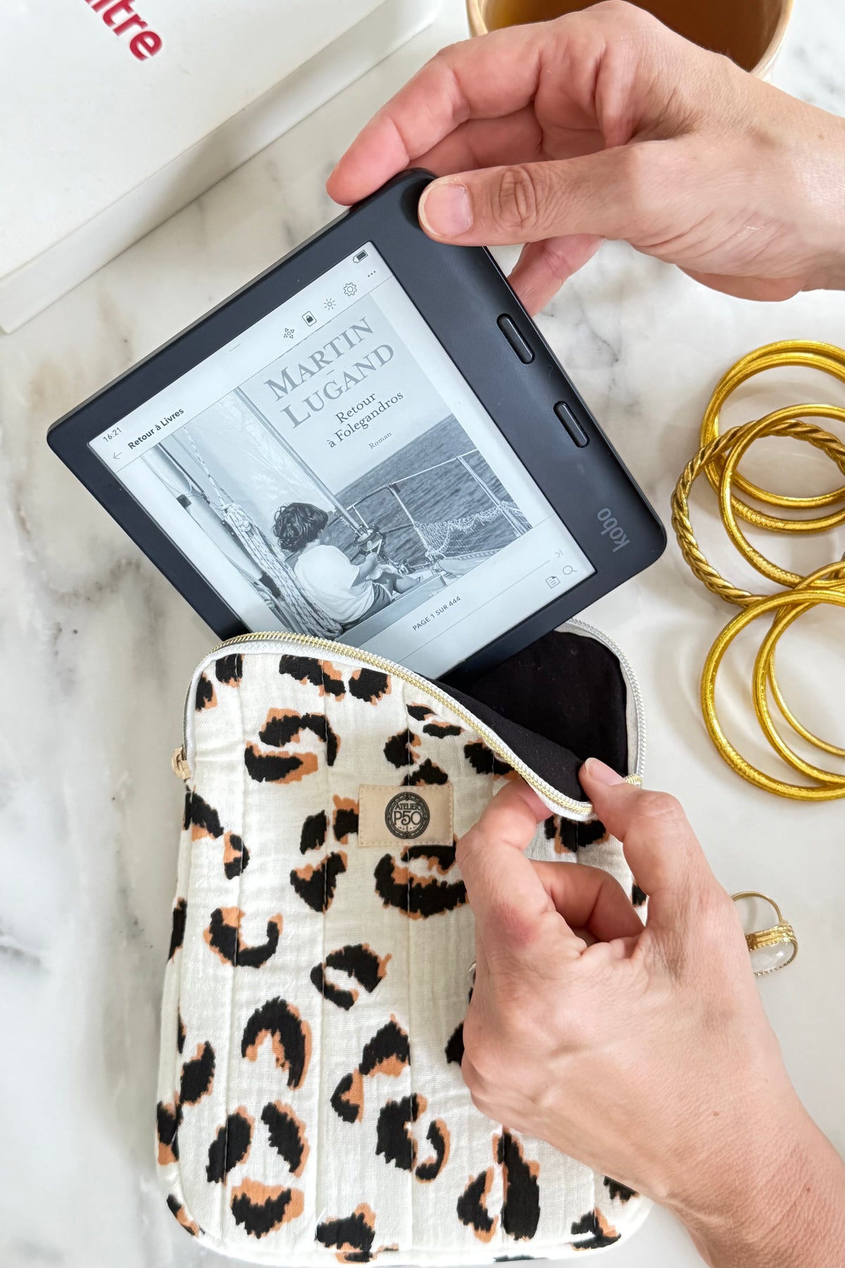 Housse pour liseuse Kindle et Kobo– Leo