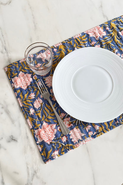 Ensemble 2 Sets de table réversibles en coton – Marthe