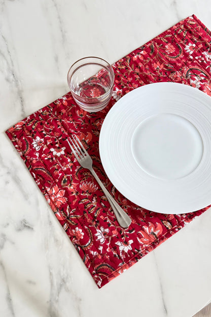 Ensemble 2 Sets de table réversibles en coton – Ange