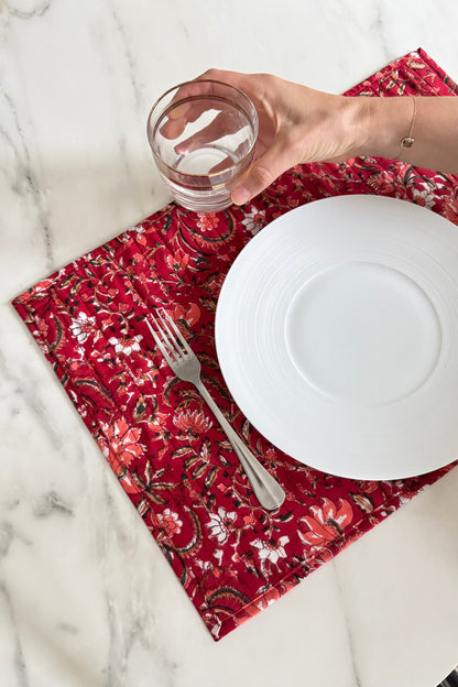 Ensemble 2 Sets de table réversibles en coton – Ange